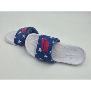 Nike Victori One Slides Stars Stripes Blue Red Women’s Size 6